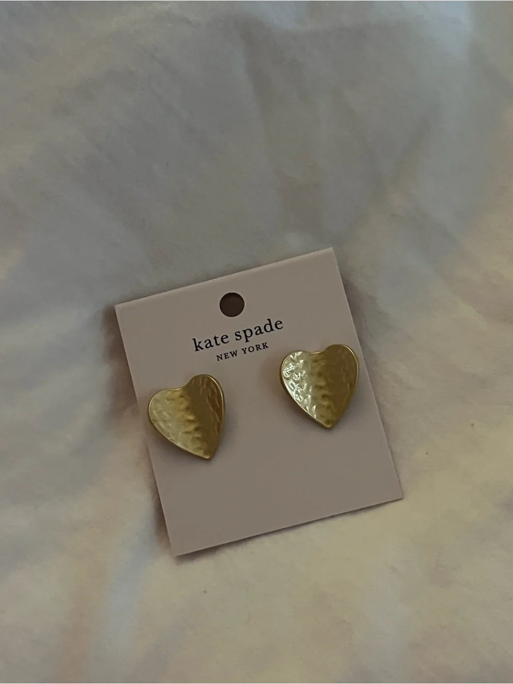 Kate Spade Gold Heart Earrings